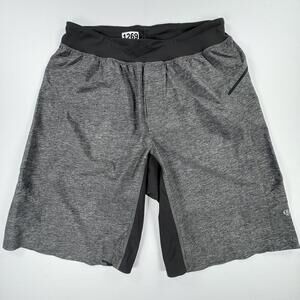 Lululemon Shorts Mens Small Gray 10 Inseam Stretch Athletic Training Gym